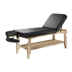 Sukha Treatment Table with Backrest & Shelf